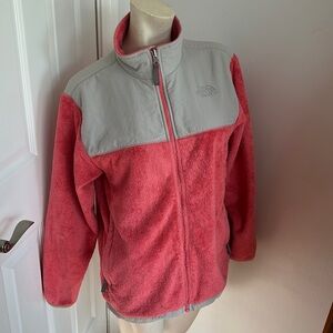 Pink girls north face fleece